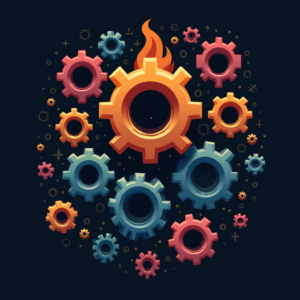 CodeIgniter maintenance, coding experts, gears background